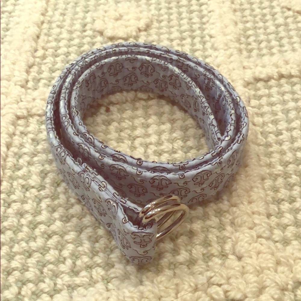 Vineyard Vines anchor belt light blue kids L